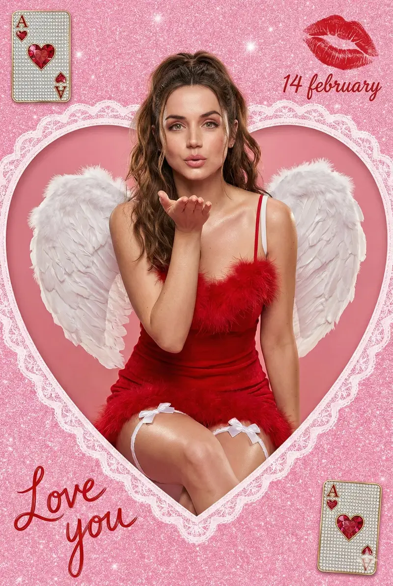 Preview of Valentine Angel Heart Glamour Editorial