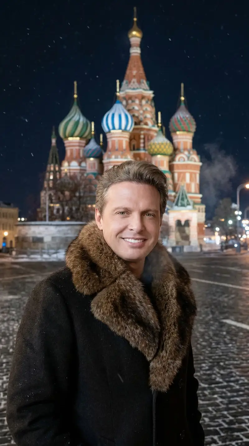 Preview of Luis Miguel as a Russian Man in Red Square