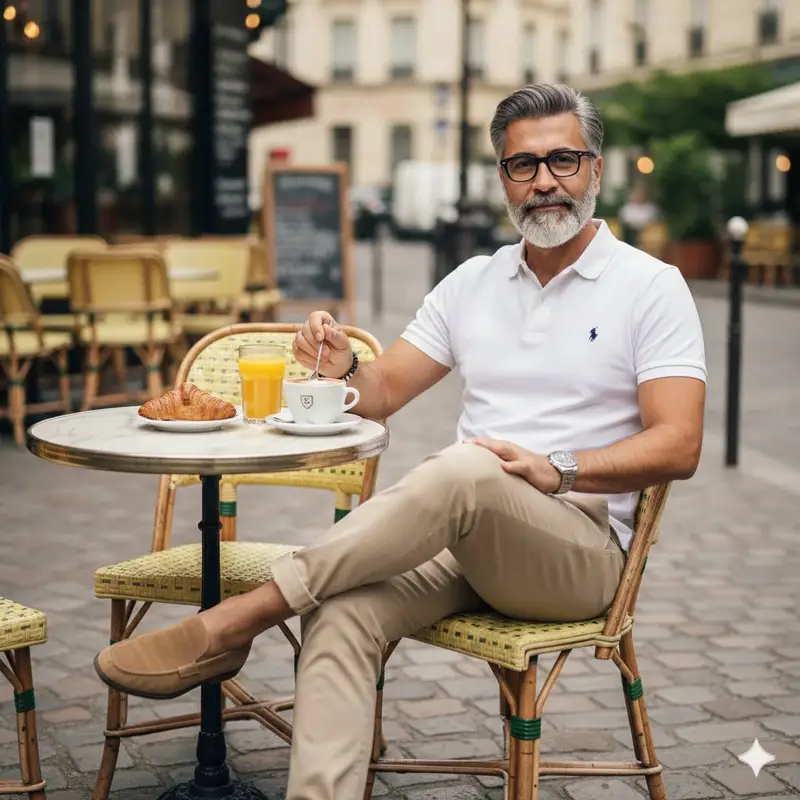 Preview of Photorealistic Parisian Cafe Scene