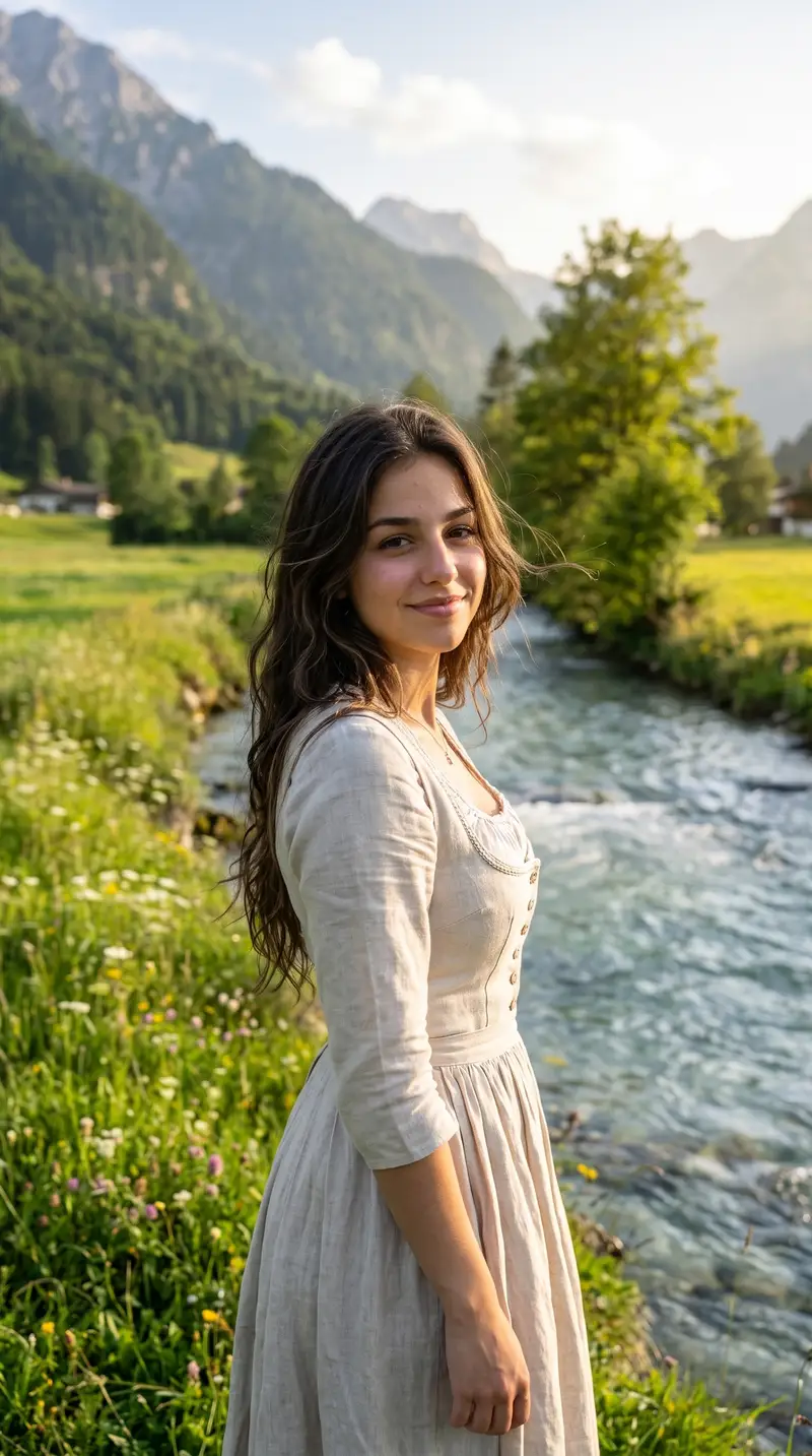 Preview of Cinematic Rural Village Portrait
