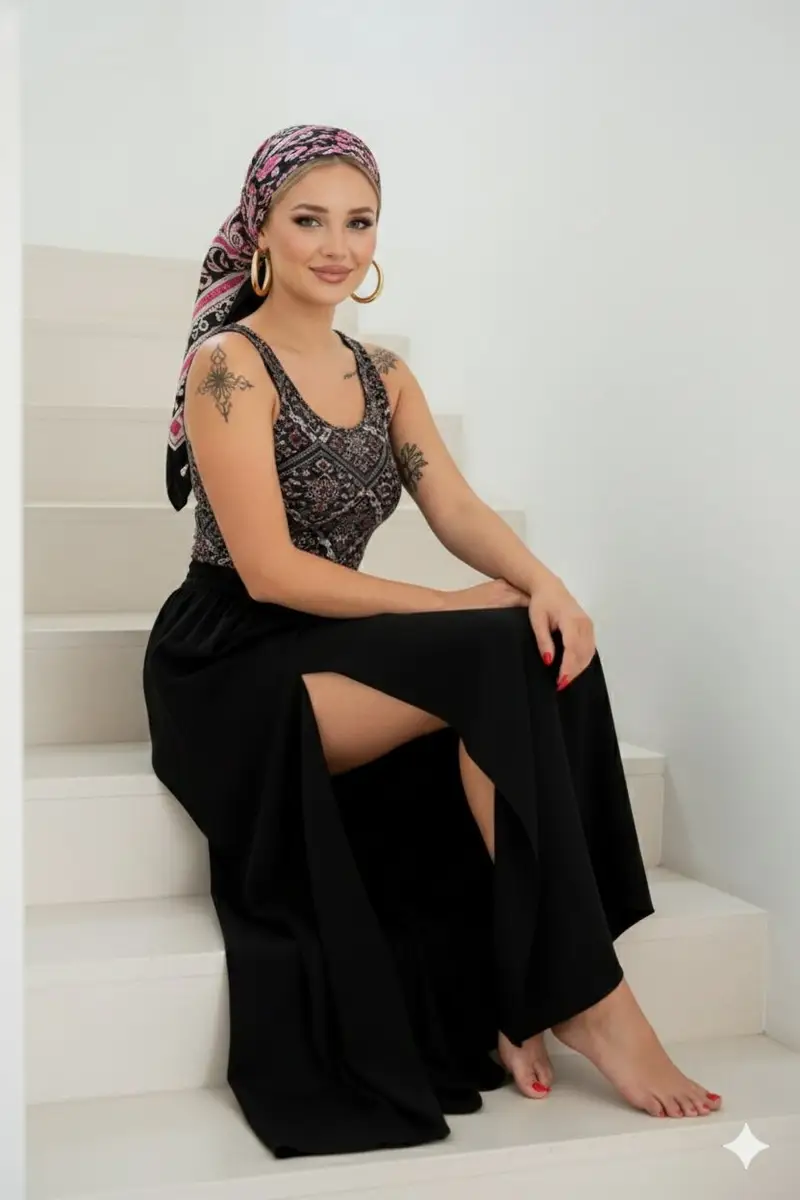 Preview of High-Quality Full-Body Fashion Photograph Prompt
