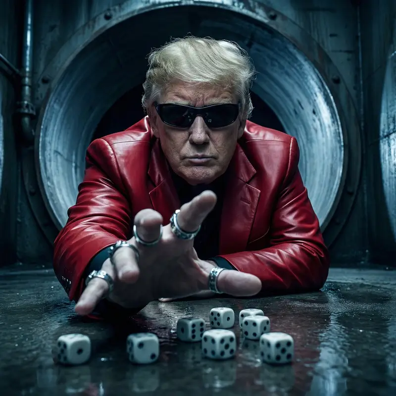 Preview of Surreal Cinematic Portrait of Donald Trump