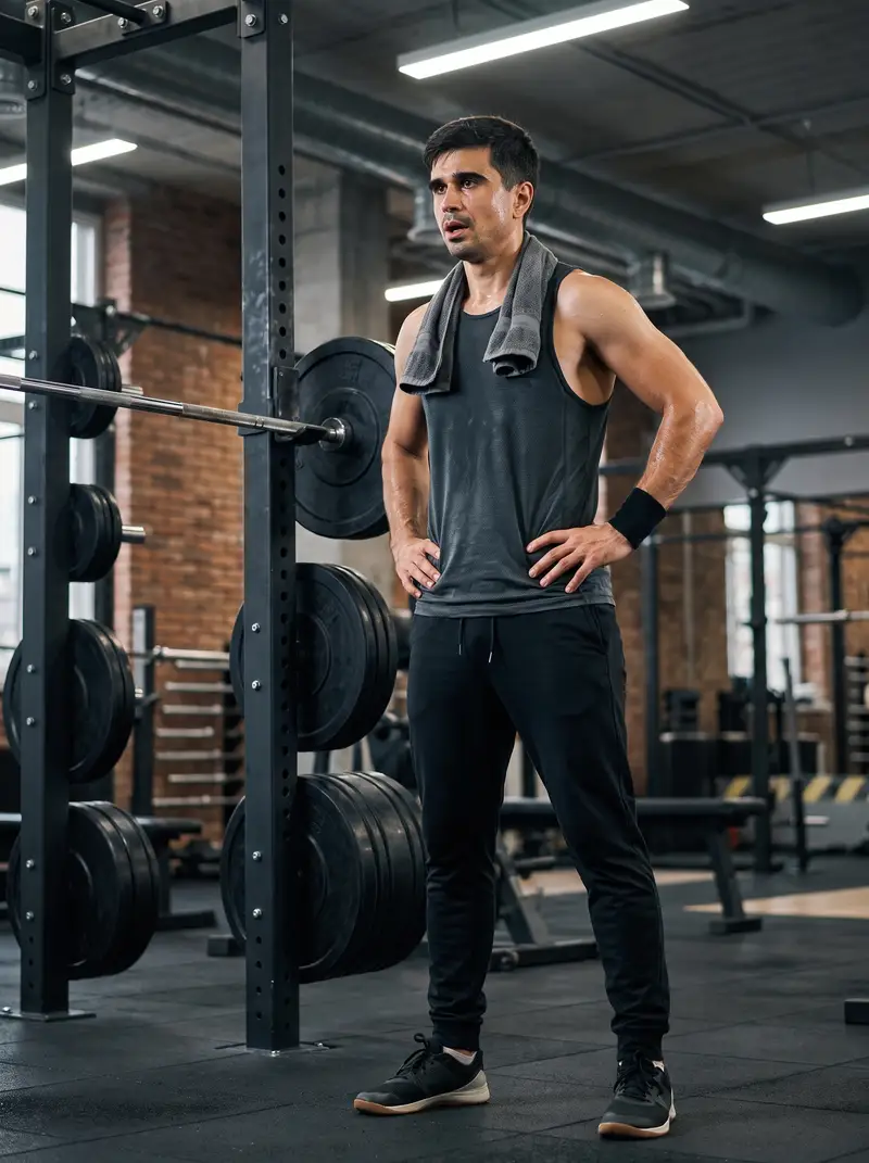 Preview of Strong Man Gym Fitness Portrait