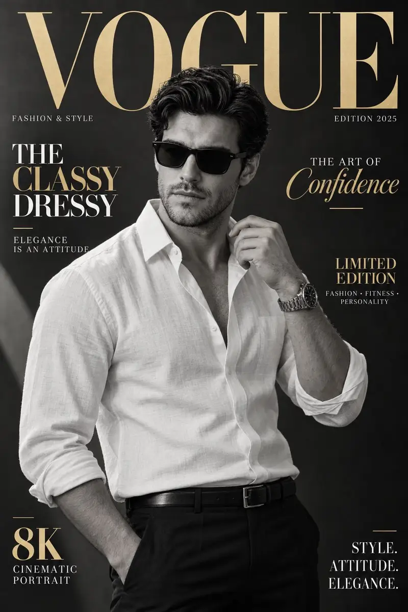 Preview of Luxury Vogue Magazine Cover