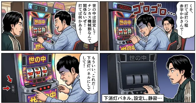Preview of Four-Panel Manga: The World is Setting L
