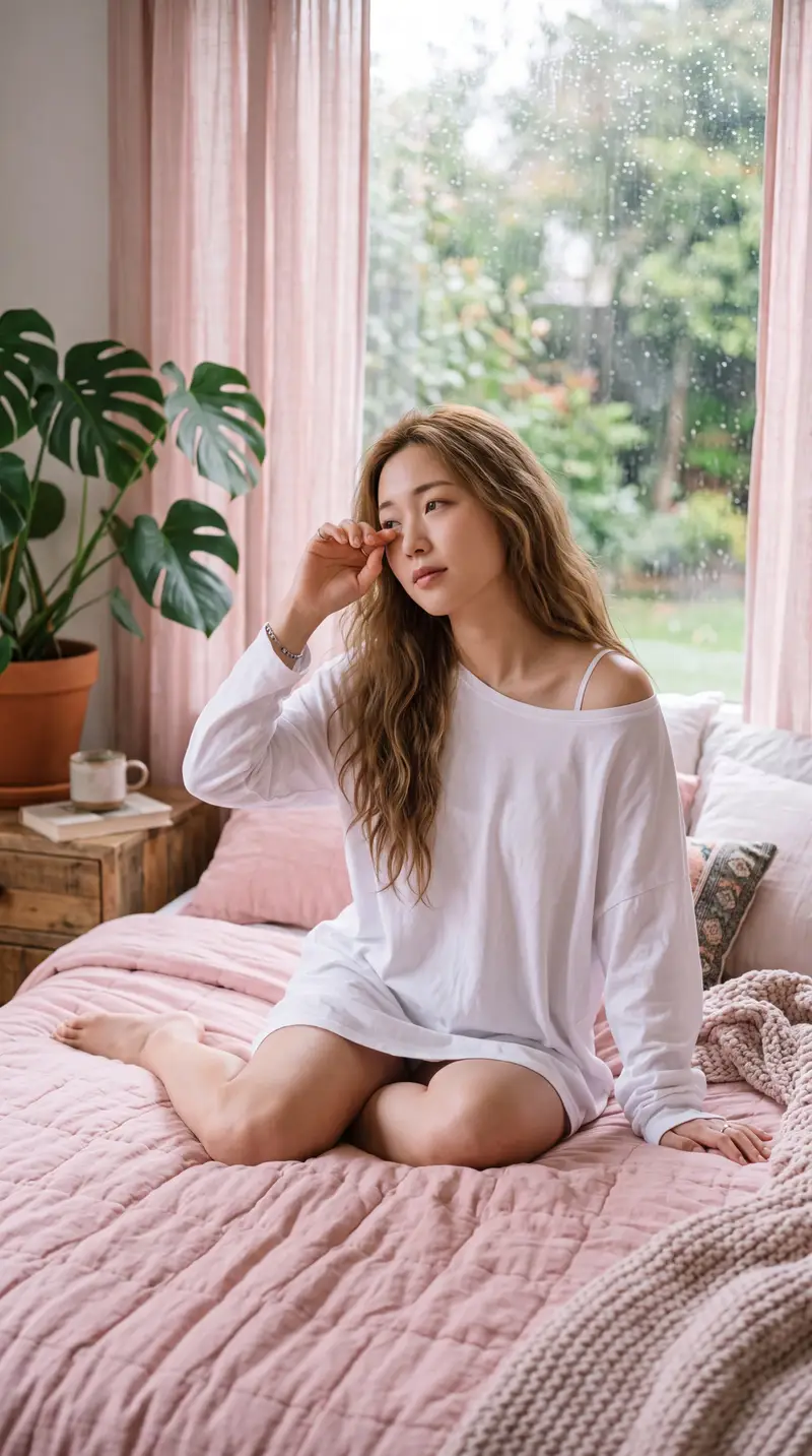 Preview of Cozy Bedroom Morning Portrait