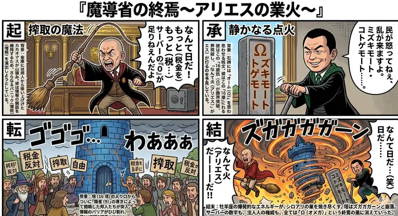 Preview of Four-Panel Manga: The End of the Magic Ministry