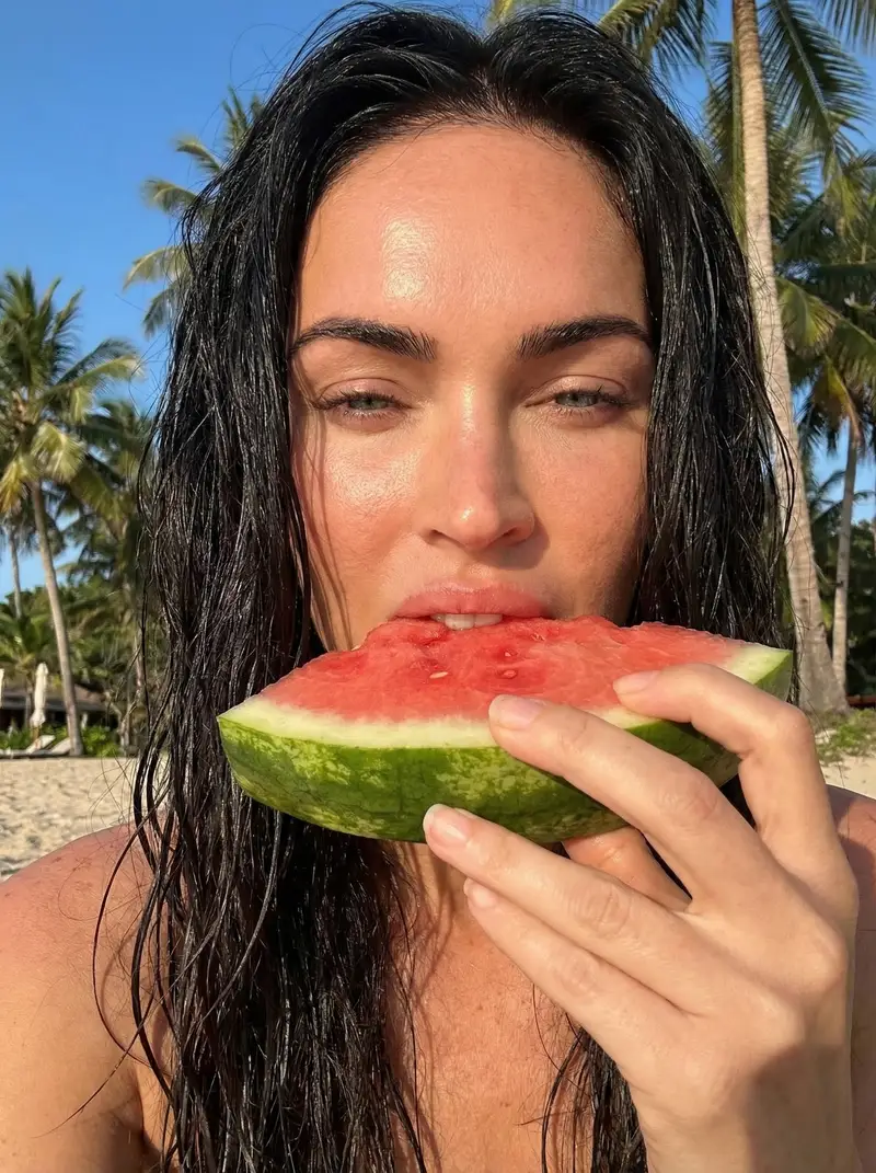 Preview of Outdoor Summer Watermelon Selfie (Detailed JSON)