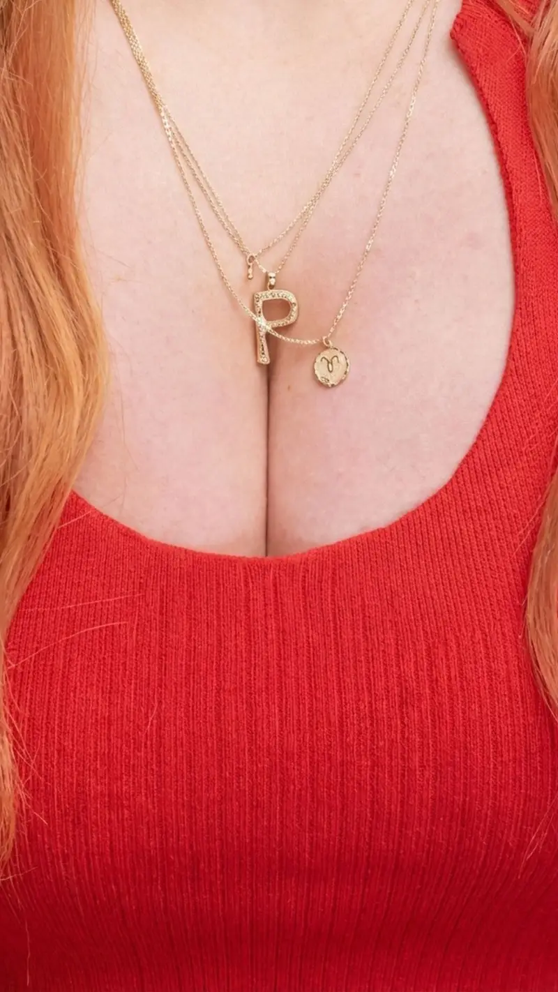 Preview of Jewelry Product Photography of Layered Gold Necklace