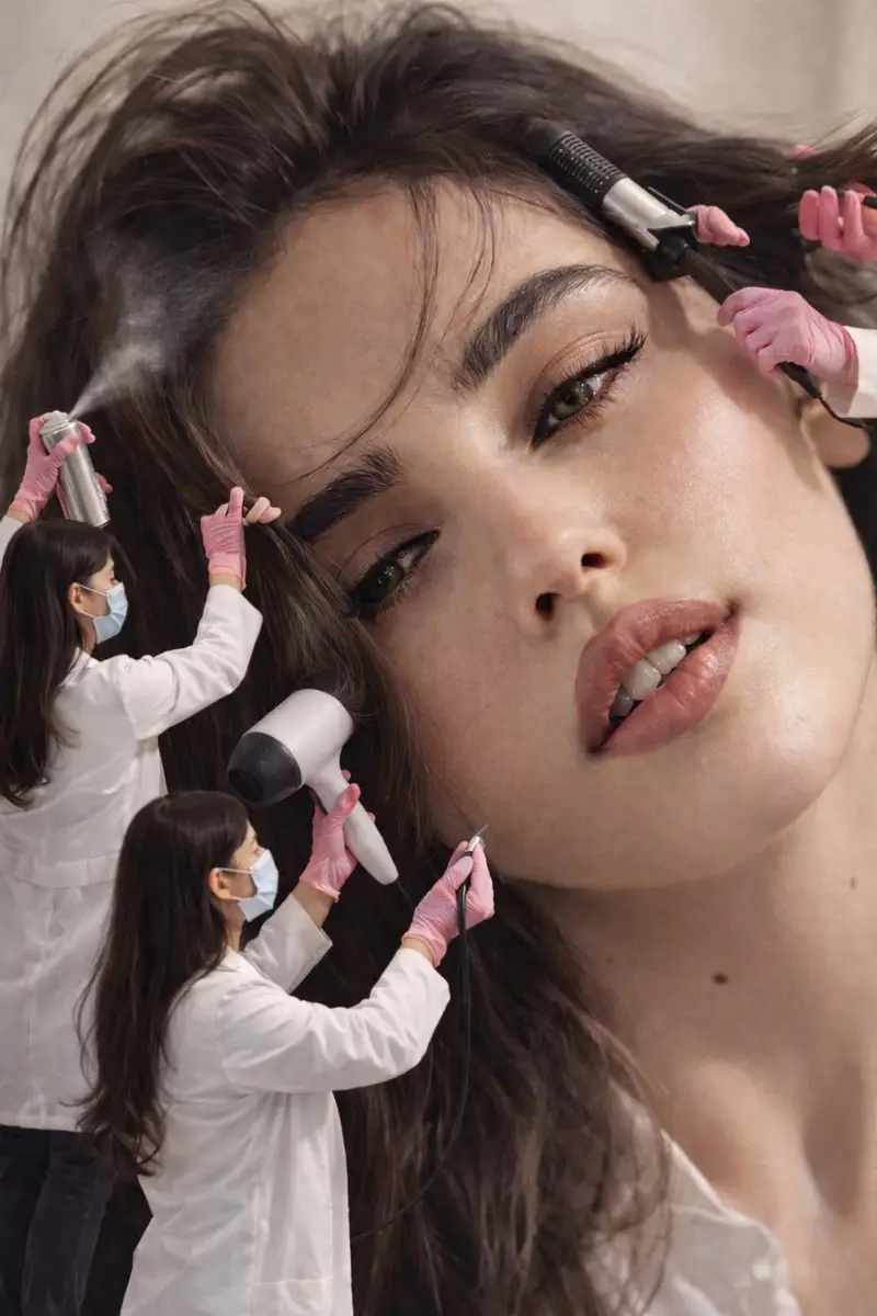 Preview of Surreal Editorial: Miniature Makeup Artists