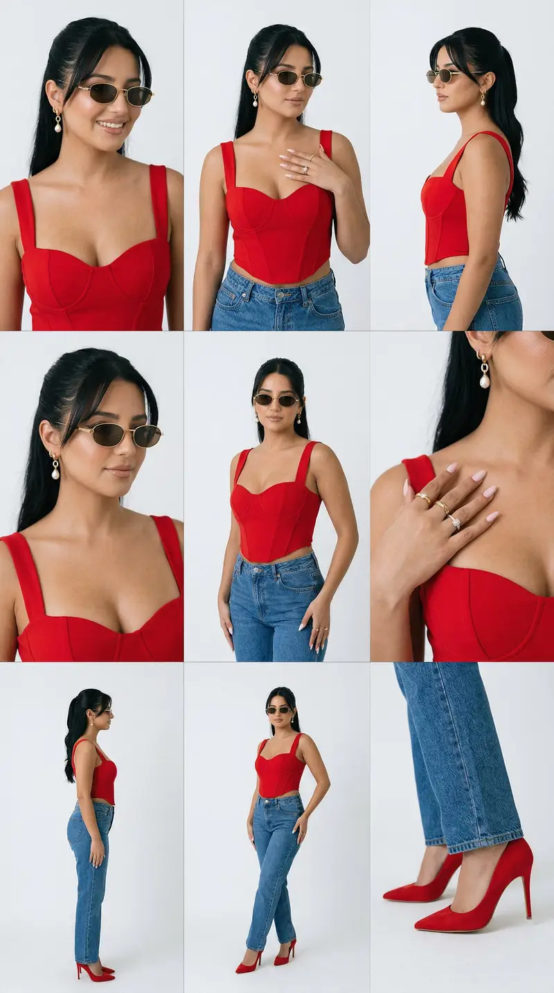 Preview of Fashion Editorial Style Transformation (Image-to-Image)