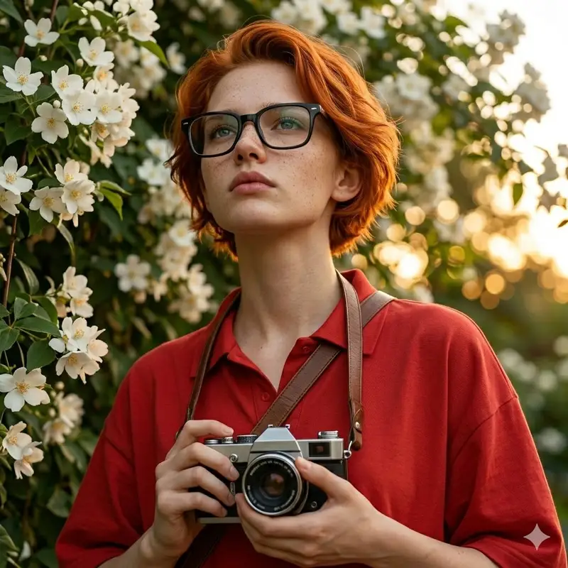 Preview of Ultra-Realistic Portrait with Vintage Camera Prompt