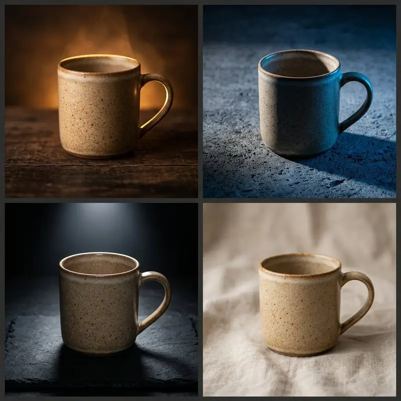 پیش‌نمایش Editorial Macro Mug Design