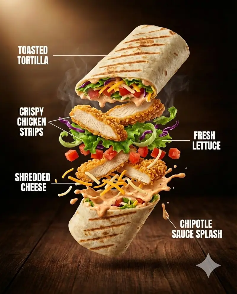 Preview of Ultra-Realistic Luxury Fast-Food Ad Shot
