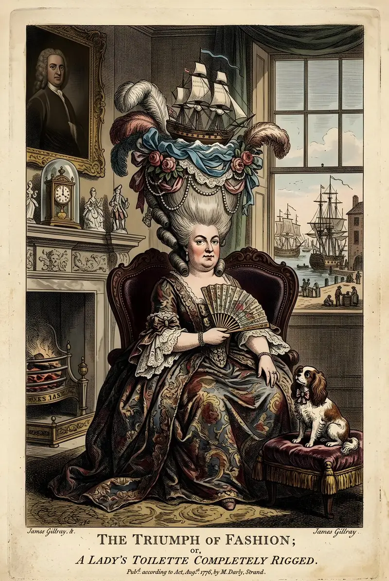 Preview of Vintage British Caricature Satire