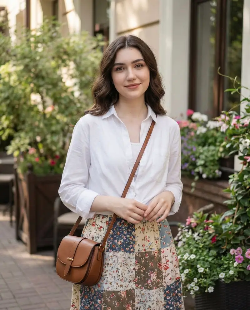 پیش‌نمایش Natural Lifestyle Portrait in Cottagecore Style