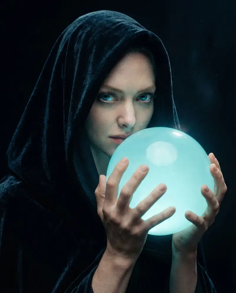 Preview of Cinematic Mystery Portrait: Prophecy Reflection
