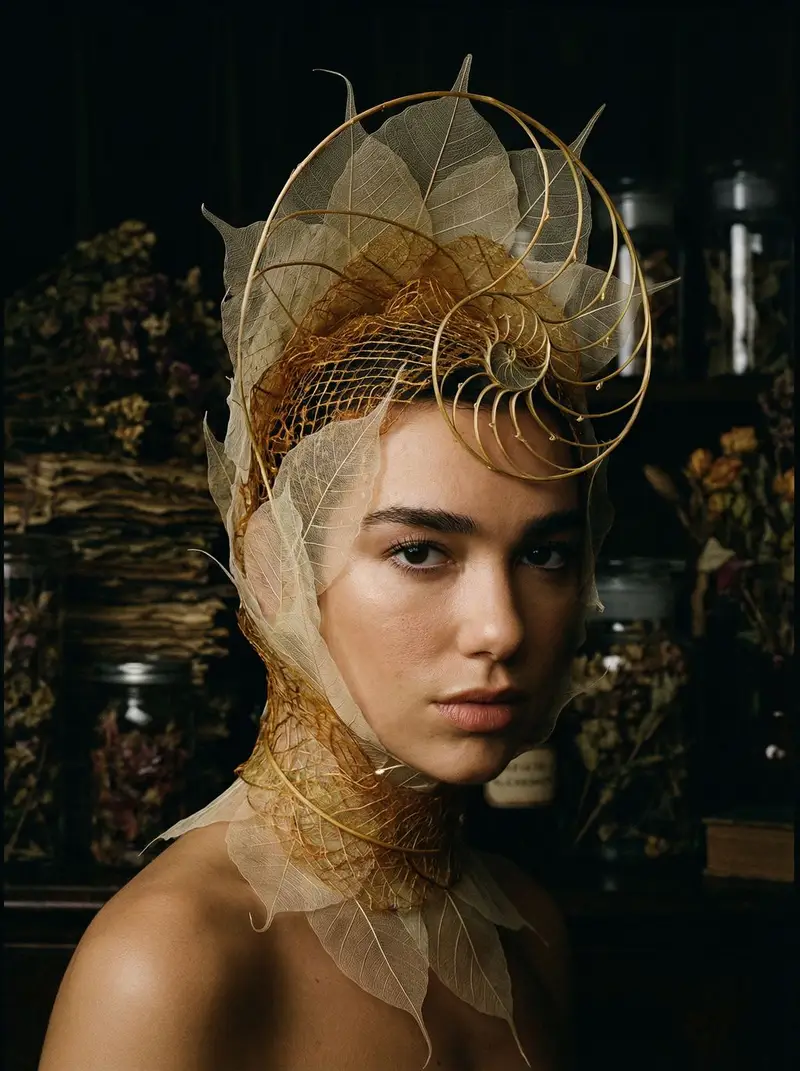 Preview of Avant-Garde Botanical Alchemist Portrait