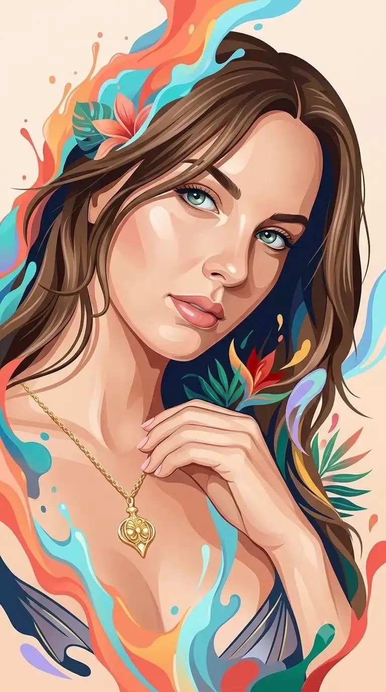 Preview of Hybrid 3D Vector Illustration Style