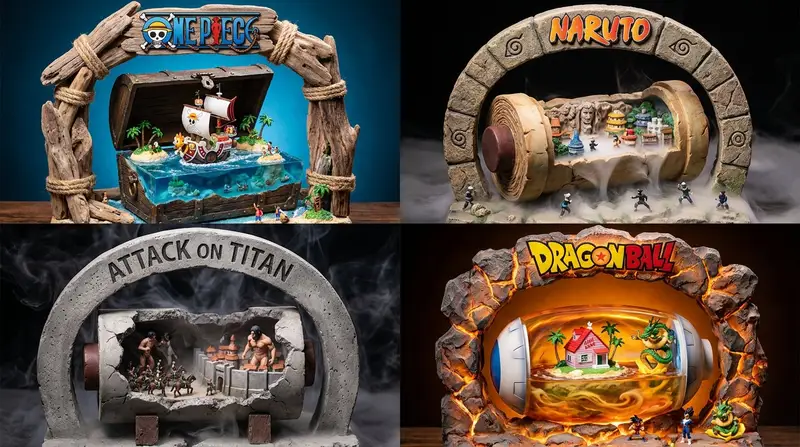 Preview of Manga Desktop Diorama Model Kit