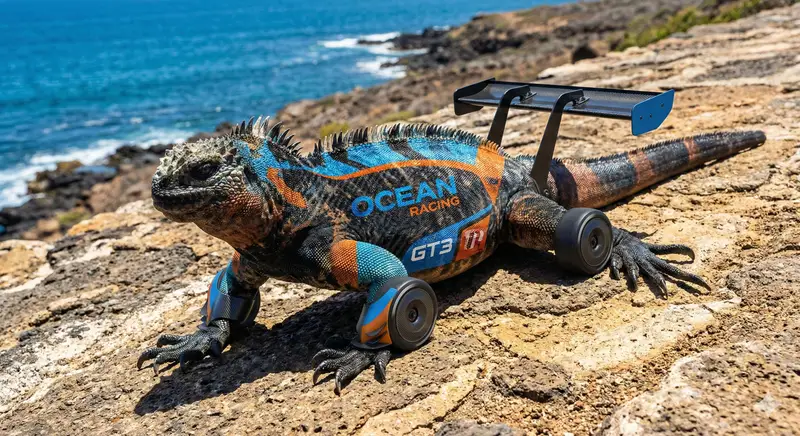 Preview of LMGT3-Class Car Inspired Sea Iguana