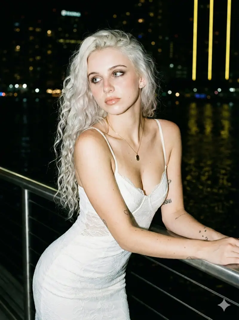 Preview of Flash Photography Night Urban Portrait