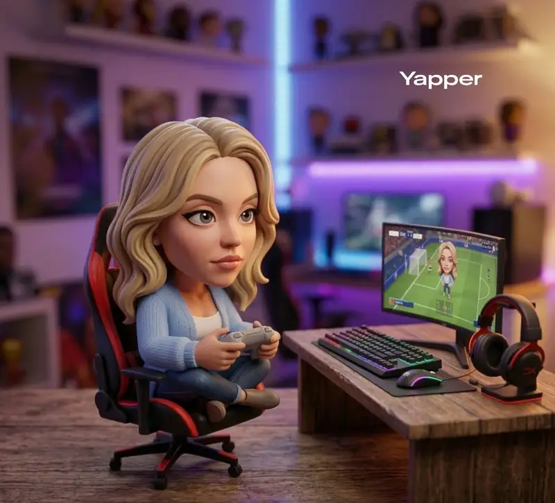 پیش‌نمایش Stylized 3D Collectible Figurine
