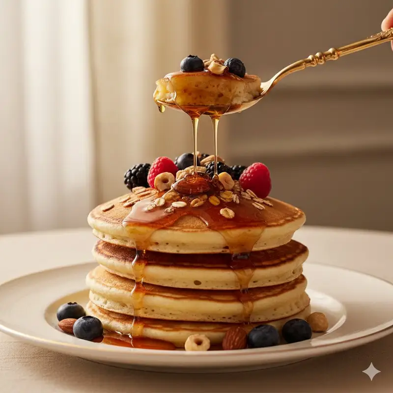 پیش‌نمایش Ultra-Luxury Pancake Commercial Scene