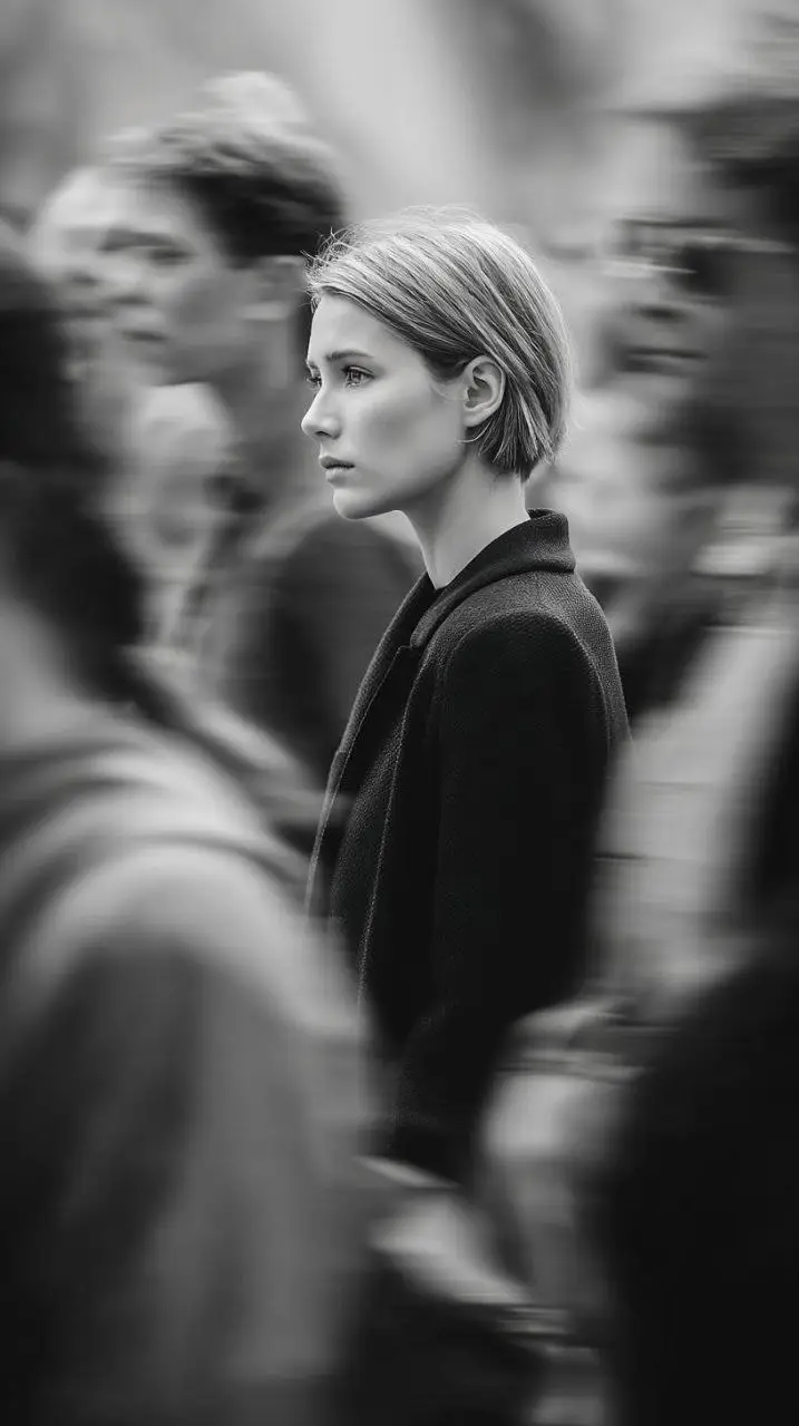 Preview of Editorial Monochrome Street Photograph (Leica SL3)