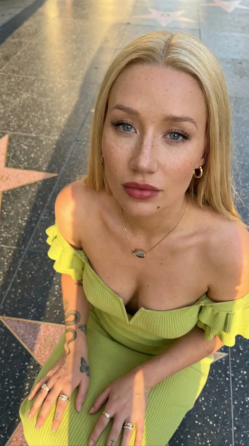 Preview of Iggy Azalea Walk of Fame Portrait Prompt