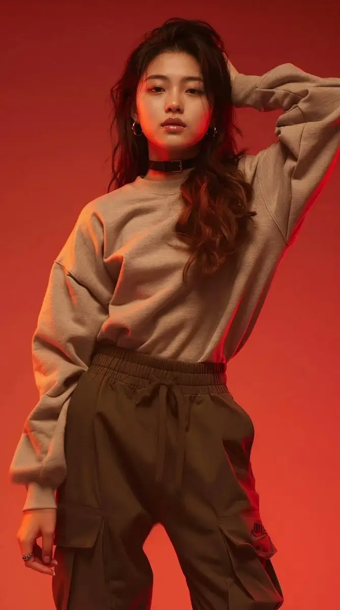پیش‌نمایش East Asian Lookbook Crimson Studio Portrait