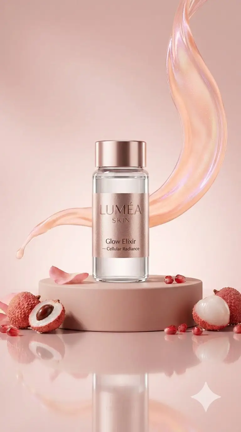 Preview of Luxury Skincare Commercial Photography: Glow Elixir