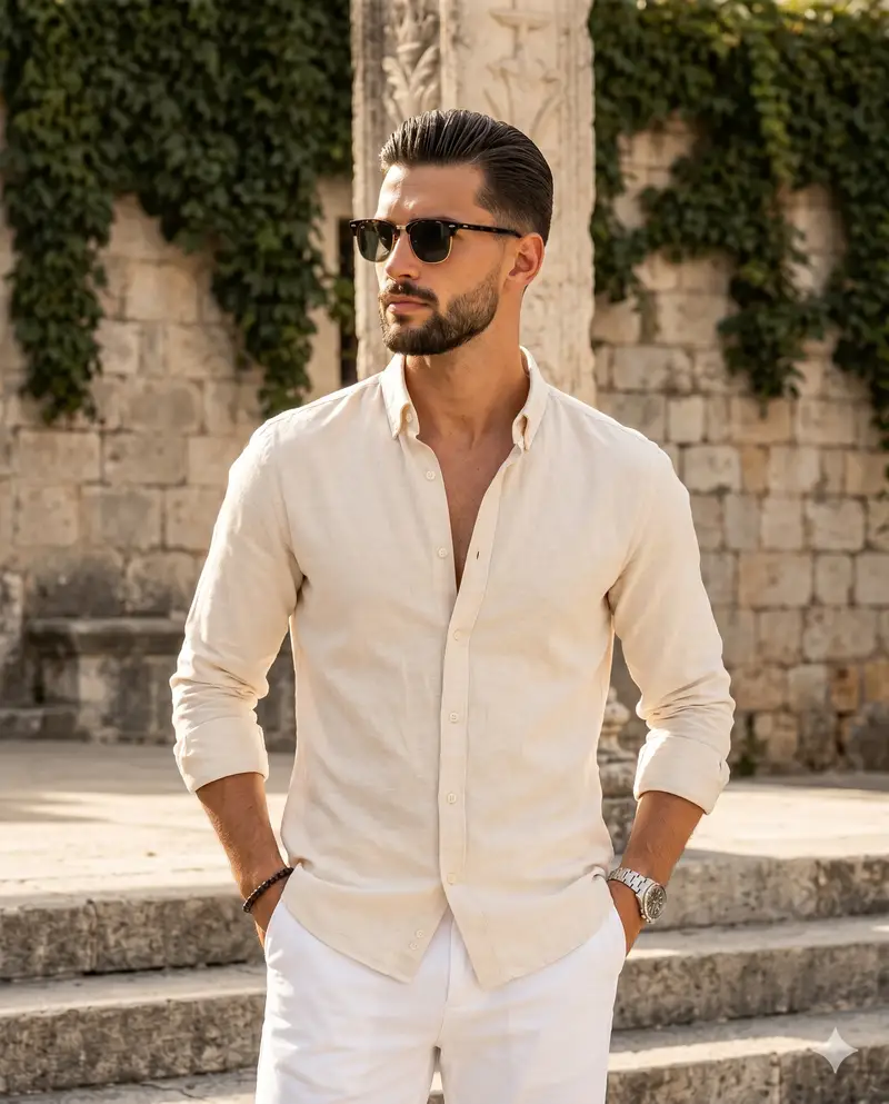 پیش‌نمایش پوشاک مردانهٔ ساحل مدیترانه