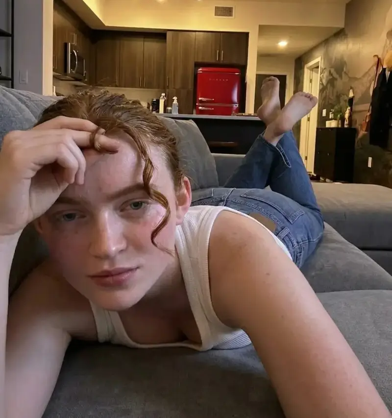 Preview of Sadie Sink Photoshoot in a Modern Apartment