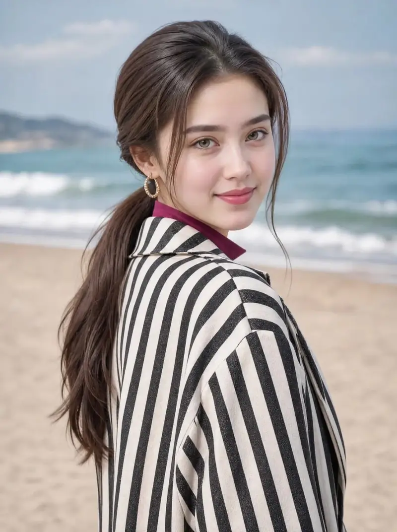 Preview of Editorial Portrait on the Beach