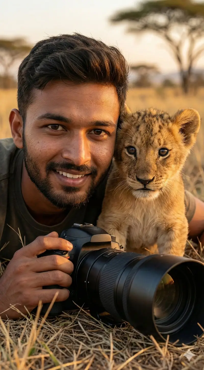Preview of Hyper-Real Wildlife Photography Close-Up Prompt