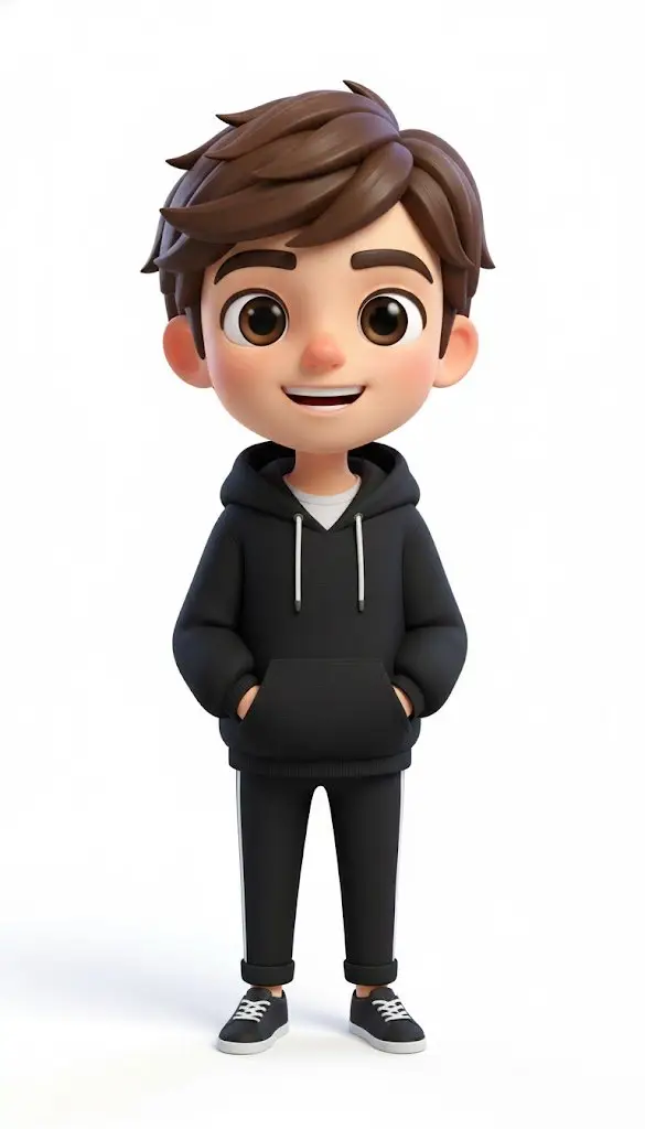 Preview of Pixar-Style American Passerby Prompt