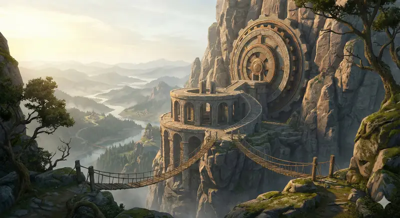 Preview of Cinematic Concept Art for Ancient Astronomical Observatory