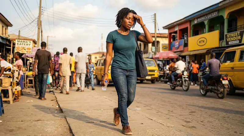 Preview of Nigerian Adult in Casual Daytime Clothing