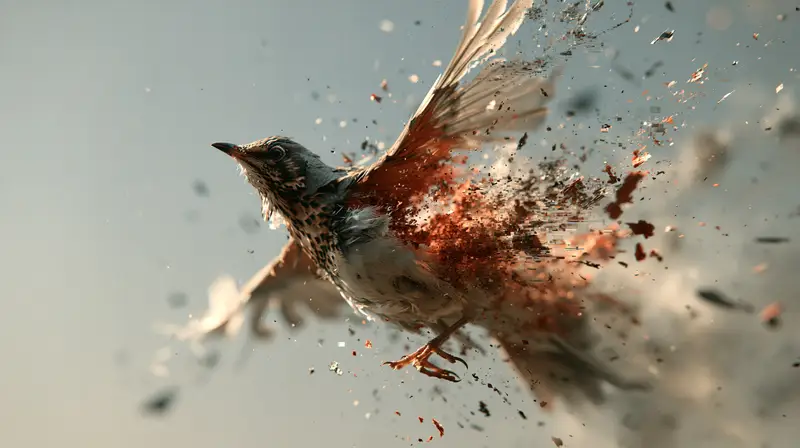 Preview of Glitch Art Song Thrush