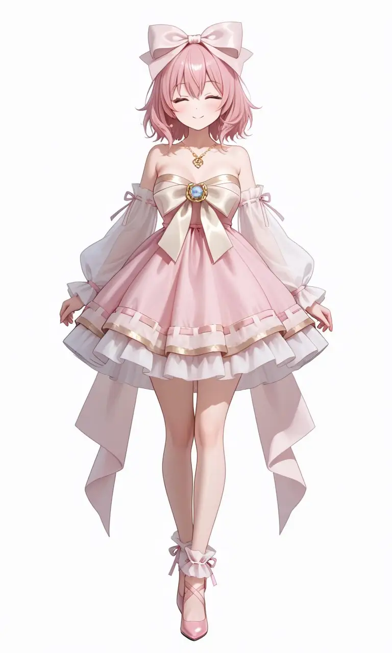 Preview of Cute Ribbon Coordinate Fashion Prompt