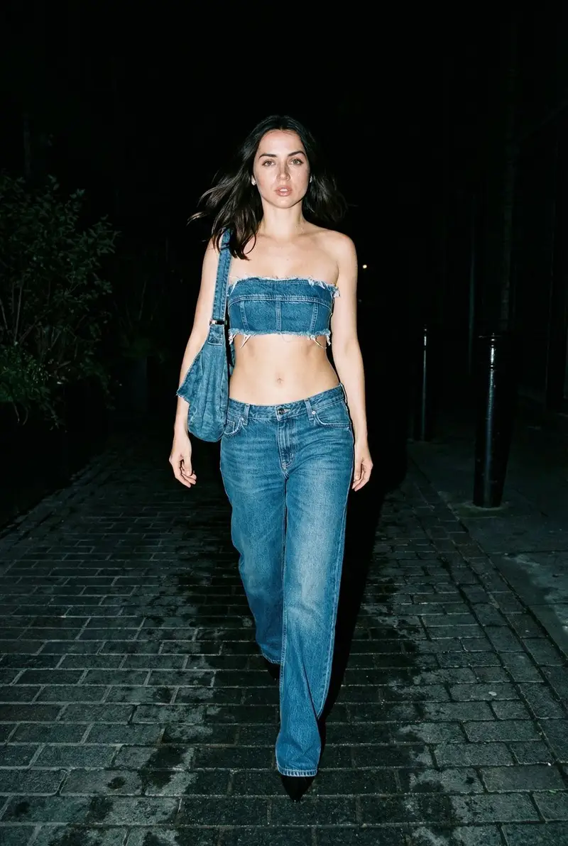 Preview of Ana De Armas: Midnight Concrete Runway Editorial
