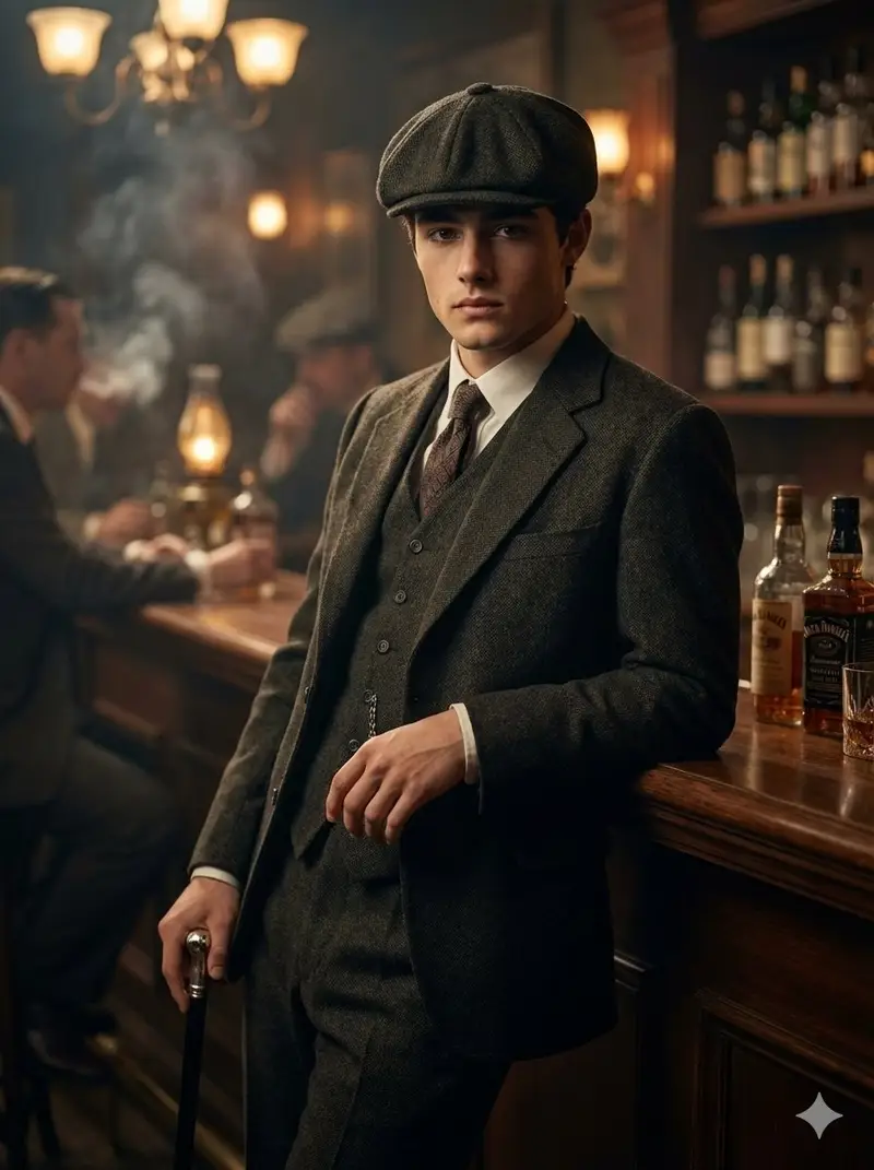 Preview of Peaky Blinders Inspired Cinematic Portrait