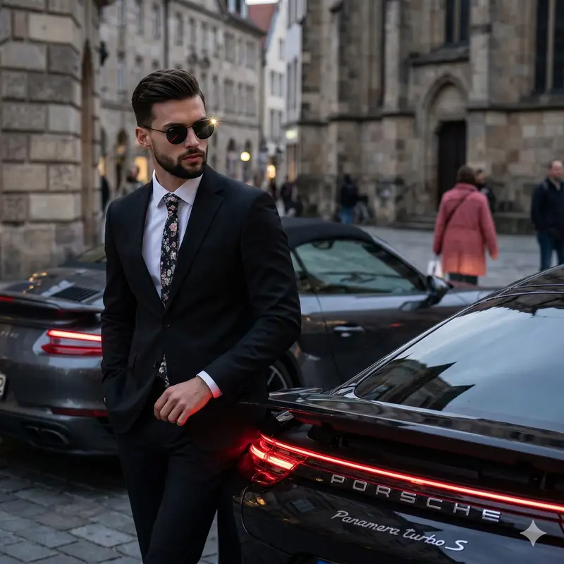 پیش‌نمایش عکاسی سبک زندگی با خودروی لوکس