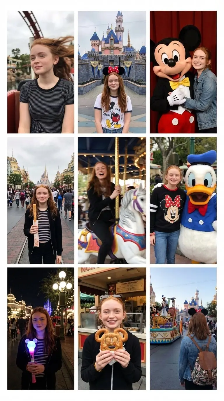 Preview of Low-Quality Instagram Grid of Disneyland Moments