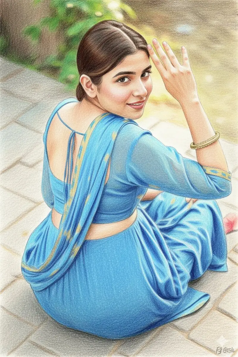 پیش‌نمایش Colored Pencil Sketchbook Illustration