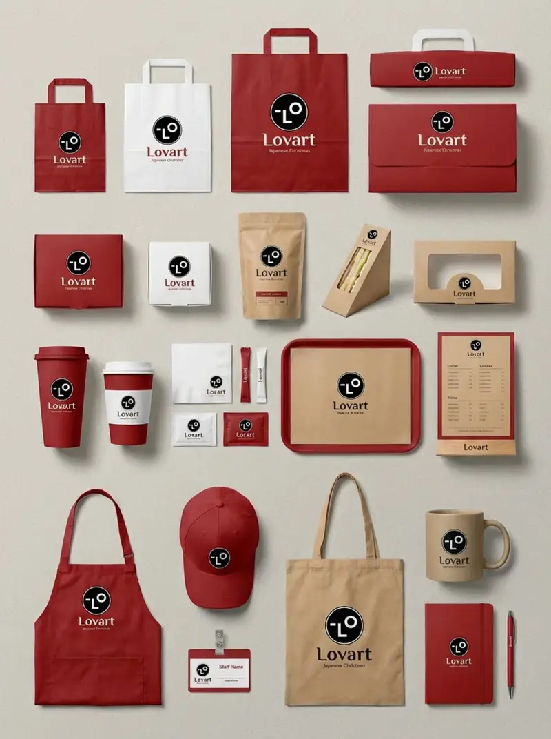 Preview of Flagship Brand Identity Mockup (Nano Banana Pro)