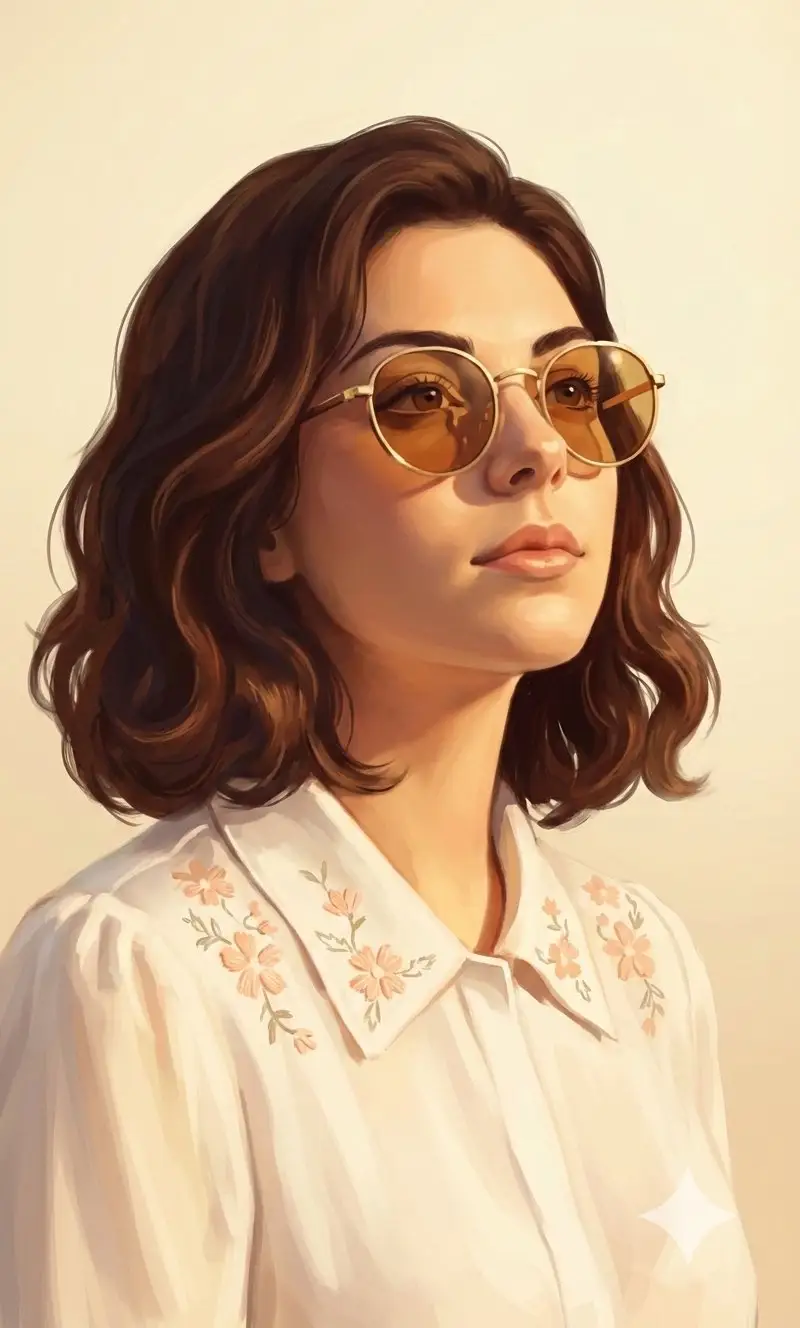 Preview of Painterly Portrait in Golden Hour Light