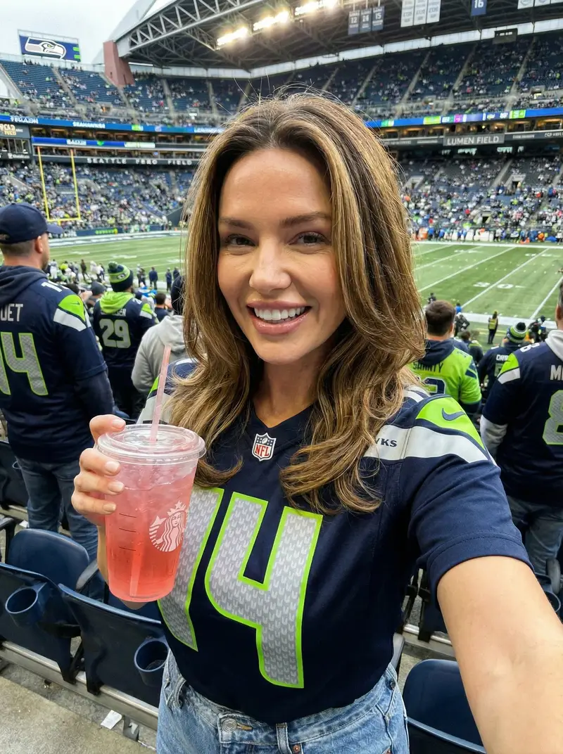 Preview of Seahawks Football Game Day Scene Prompt