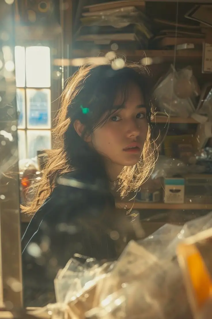 Preview of Cinematic Profile Portrait Prompt with Backlighting and Bokeh